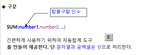  [Excel] 직장 생활에 꼭 필요한 엑셀 SUM 함수 사용법 예시