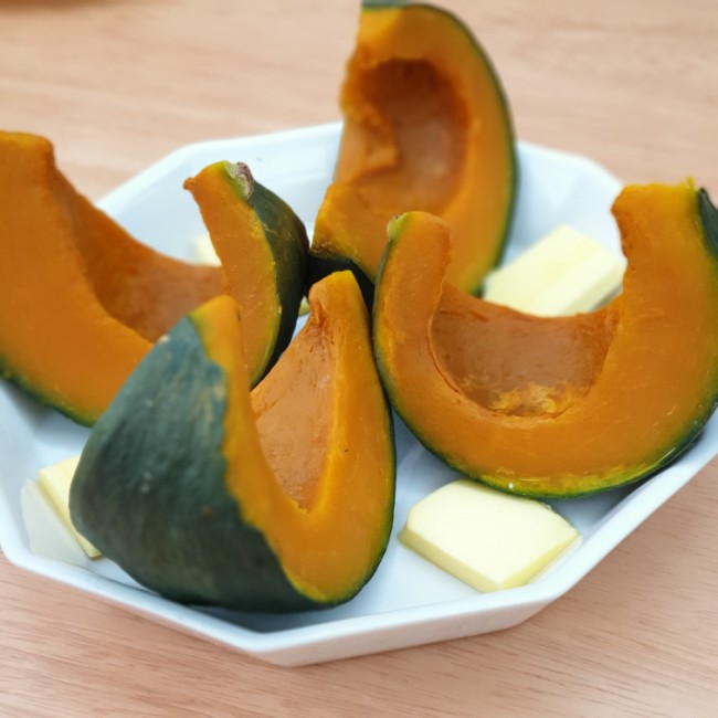 호박찜기 전자레인지로 찌는 보관법 손질법 어린이 키토 간식 1