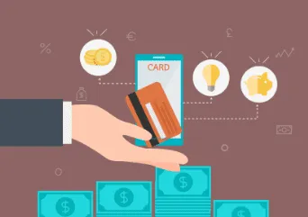 간편결제 (PAY)를 표현한 일러스트