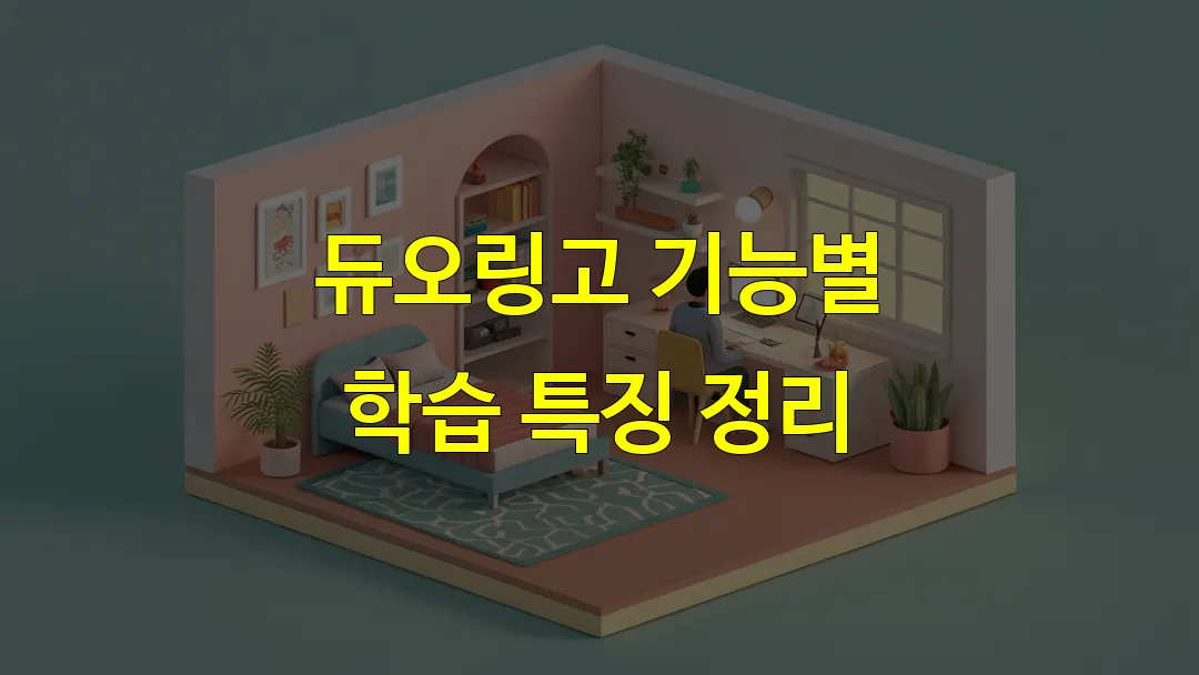 듀오링고 기능별 학습 특징 정리