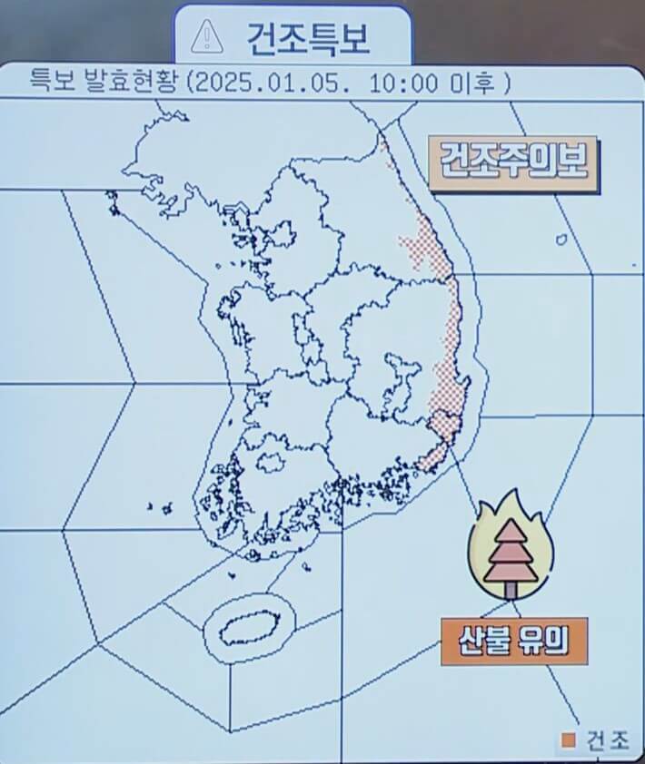 건조특보