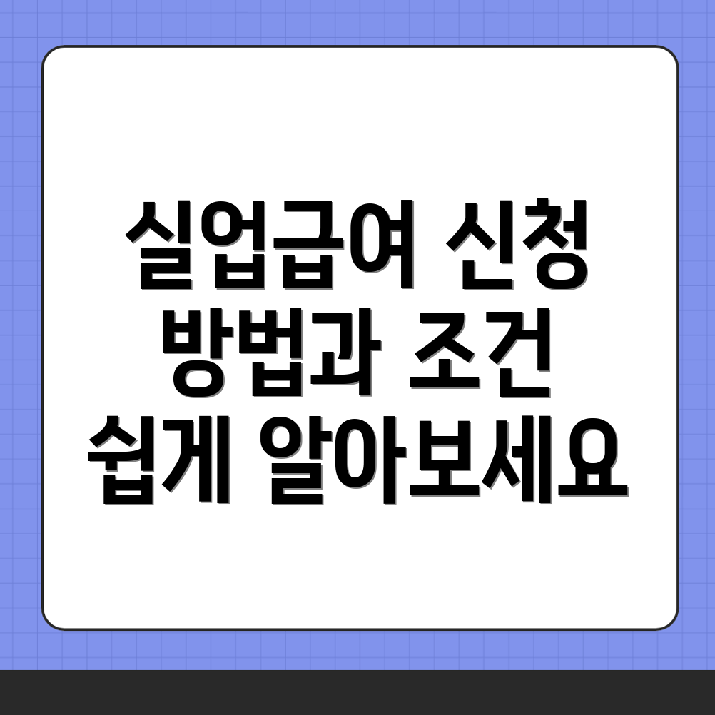 실업급여 신청방법