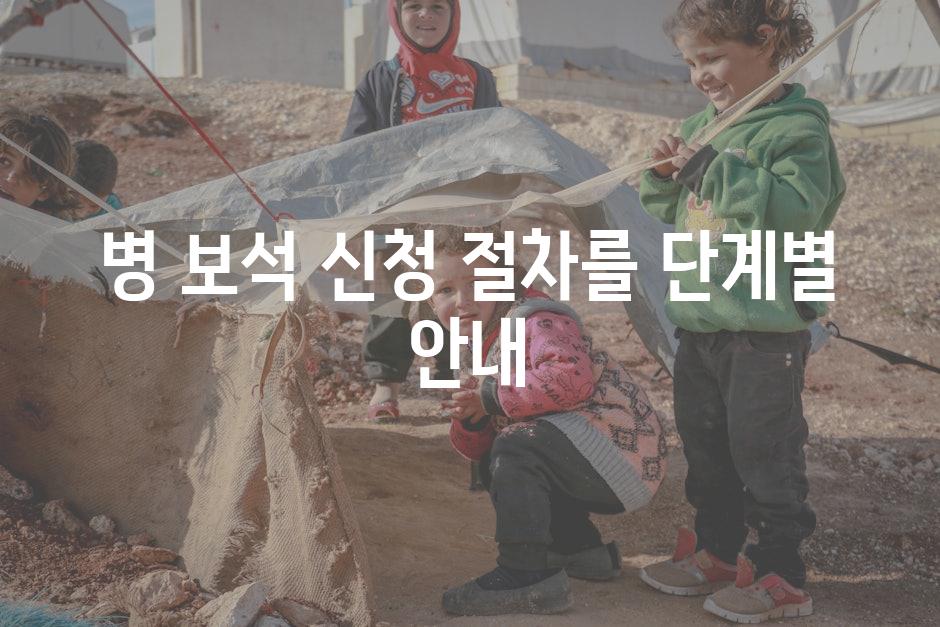 병 보석 신청 절차를 단계별 안내