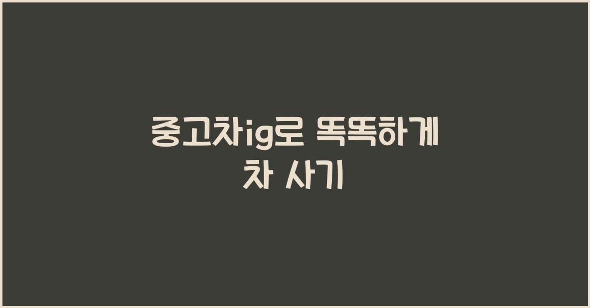 중고차ig