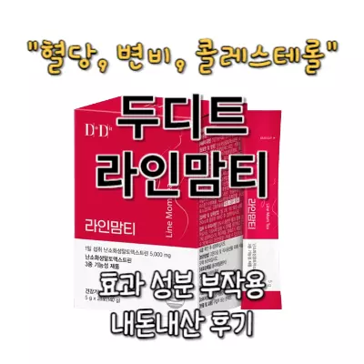 두디트 라인맘티 후기 효과 부작용(임산부 당뇨에 추천 이유는)