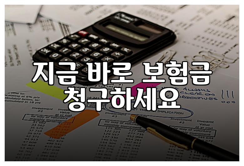 지금 바로 보험금 청구하세요