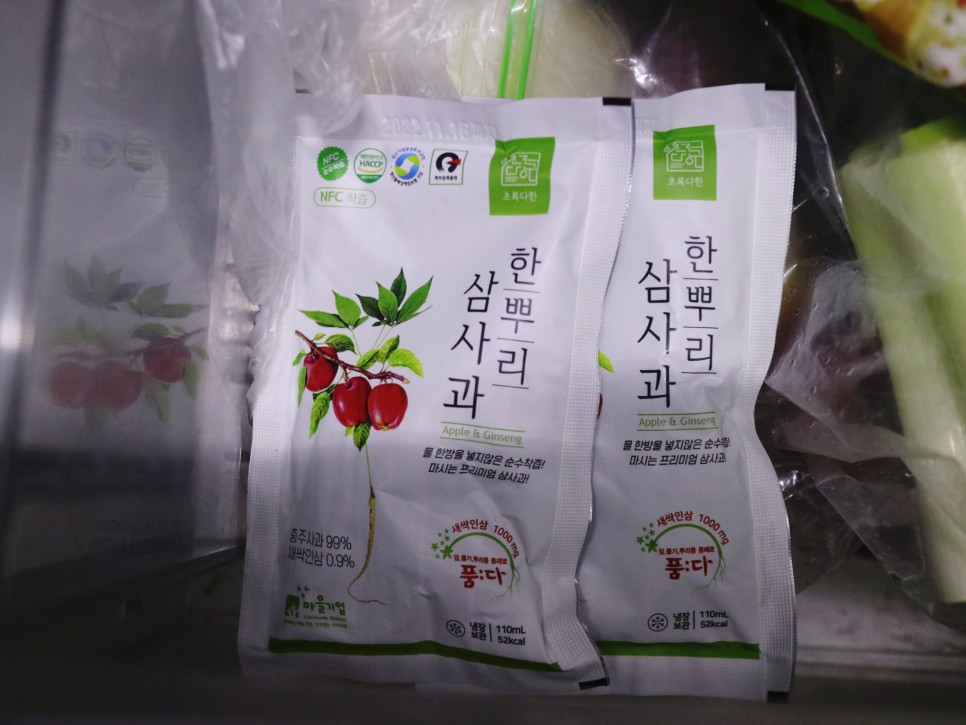 NFC착즙주스 한뿌리삼사과 좋아요 아이 사과즙 추천 14