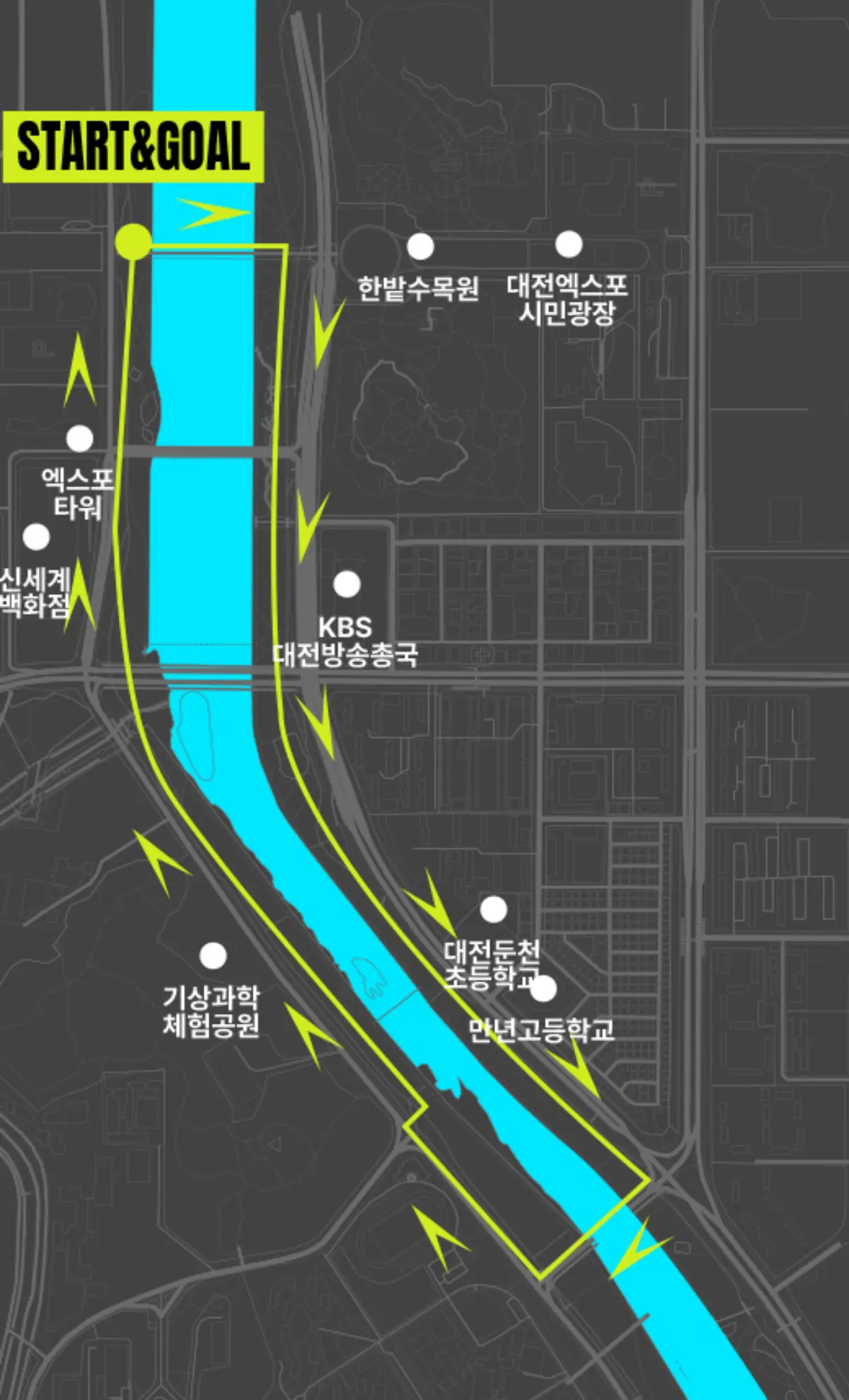 3대하천마라톤-코스