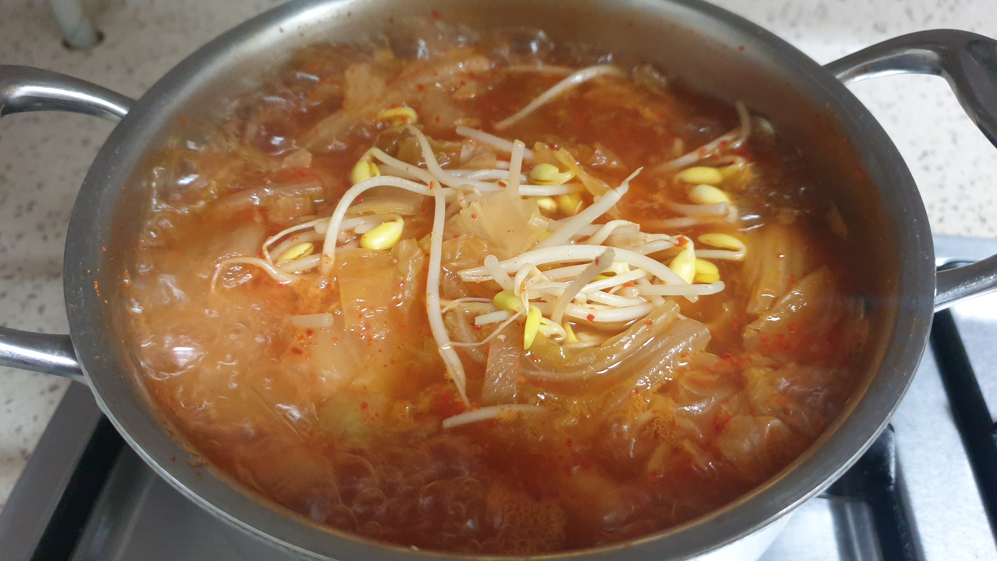  [10분요리] 김치 콩나국
