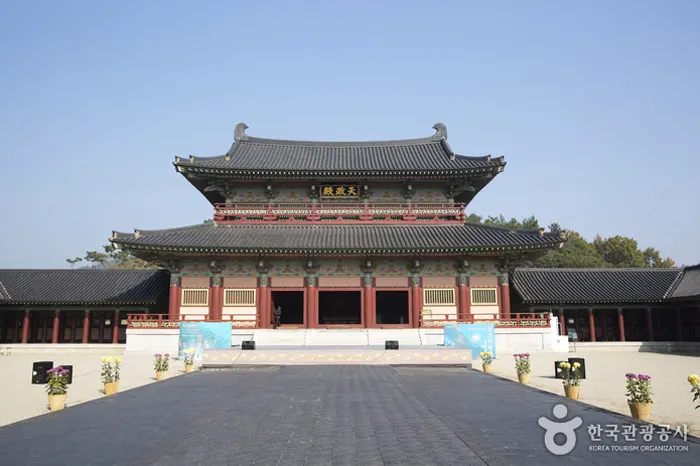 백제 문화단지 전경 이미지