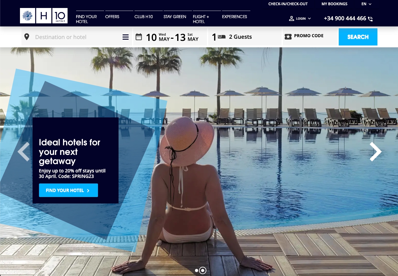 H10호텔 5월 할인프로모션코드 바르셀로나 6월 쿠폰 20 off H10hotels Promo Code May