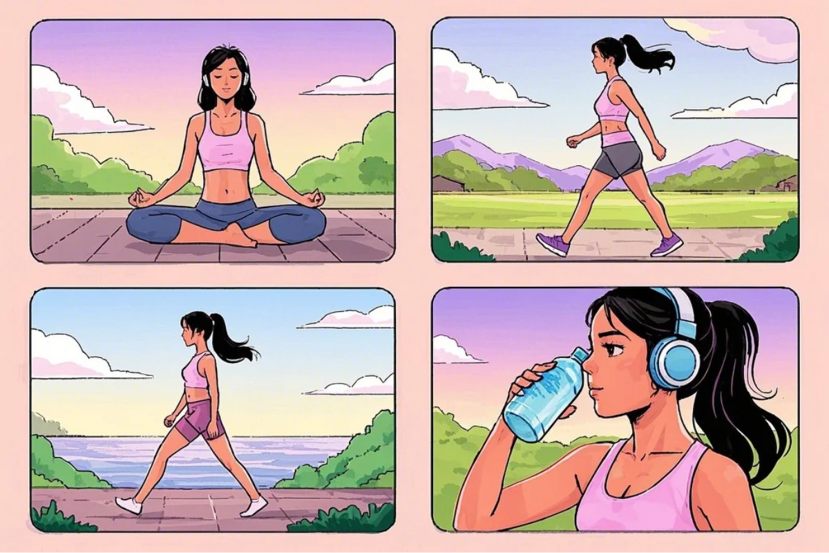 산책, 음악, 스트레칭 등으로 감정 식욕을 이겨보세요