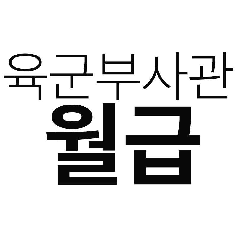  육군부사관 월급을 알려드립니다