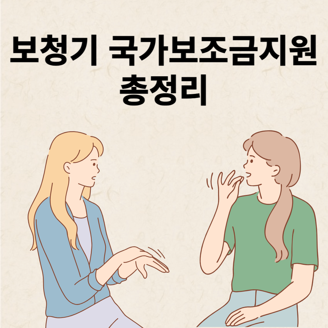 보청기 국가보조금지원