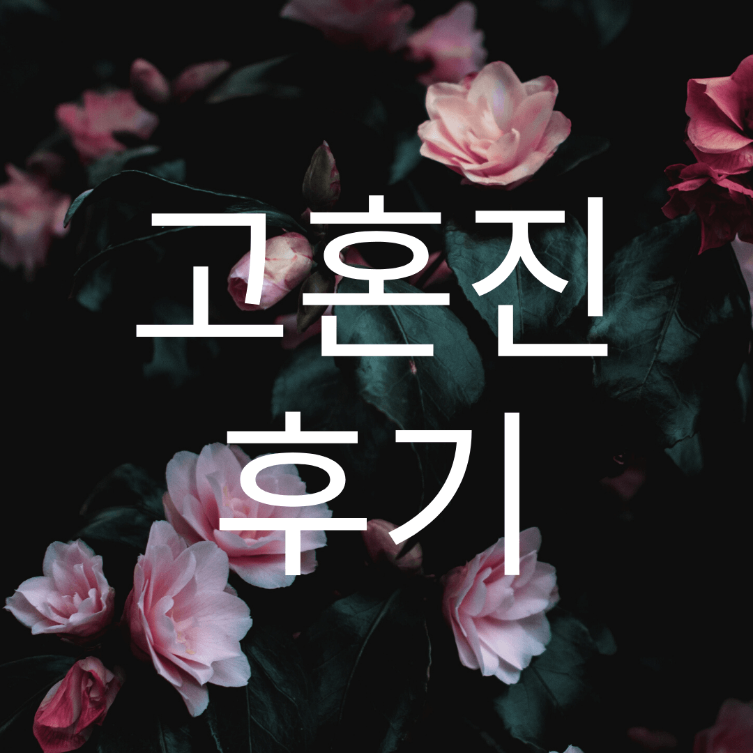  고혼진 후기 고혼진 화장품 가격 효능 알려드림!