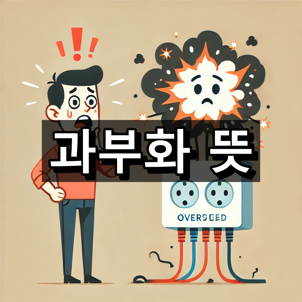과부하 뜻 이런 상황에 쓰는 단어입니다. - 매뉴얼365 블로그