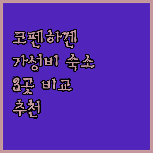가성비 코펜하겐 숙소 추천 넥스트 하