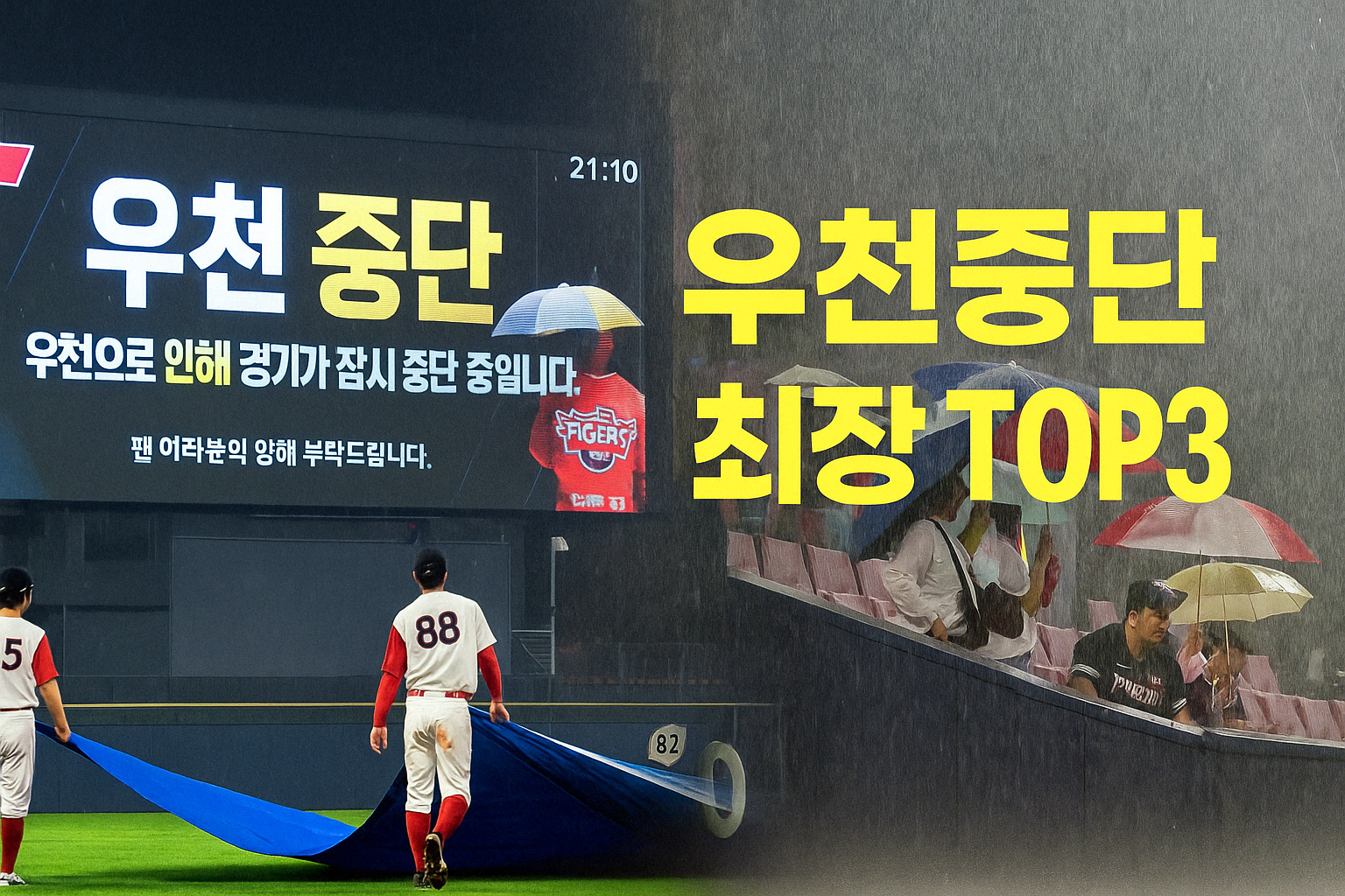 우천중단