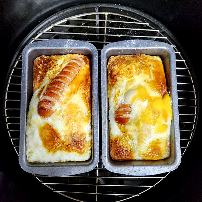 계란빵 구워진 모습
