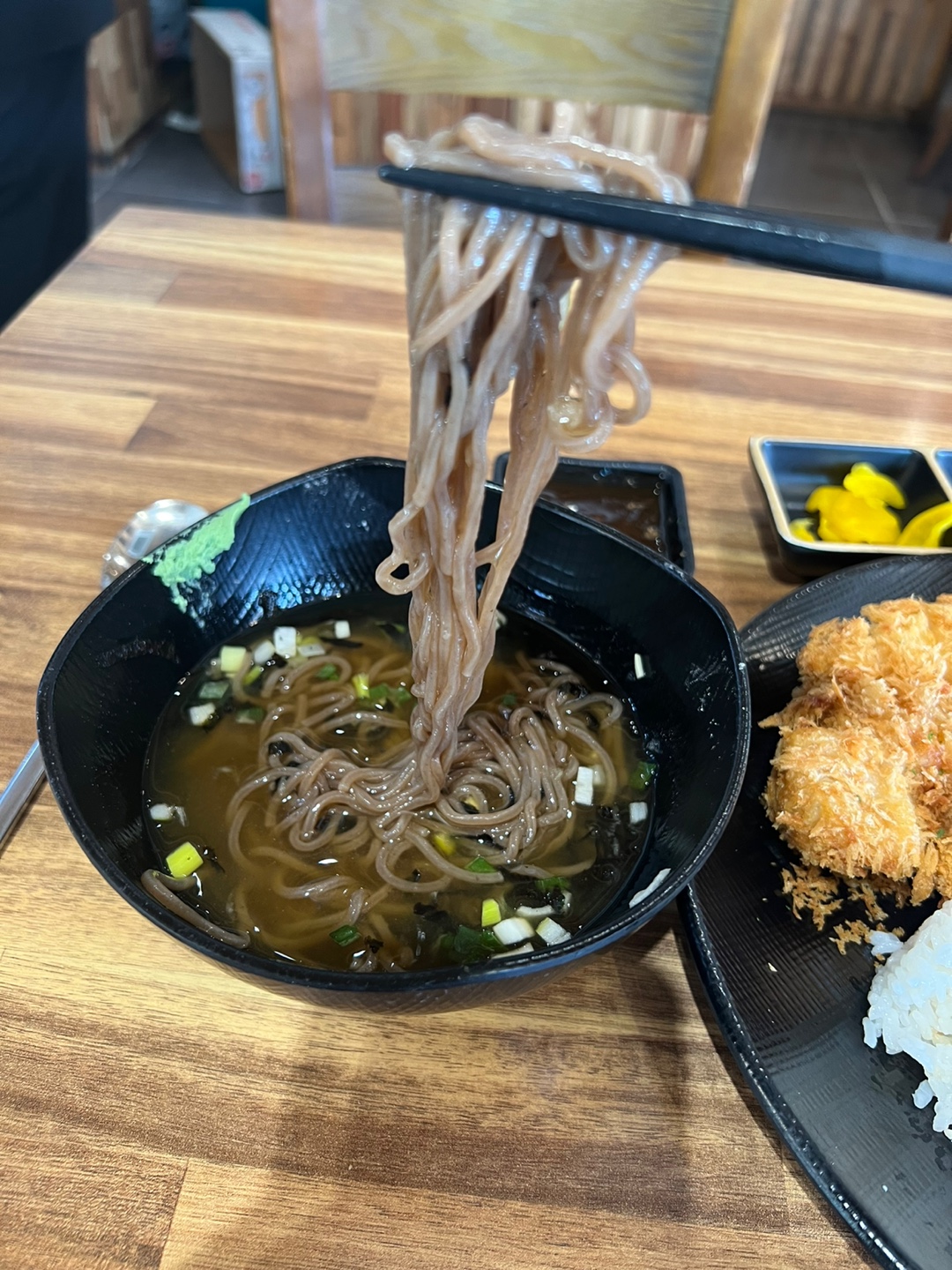 냉모밀돈까스