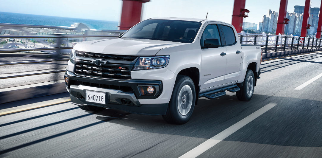 쉐보레 콜로라도 측면 디자인