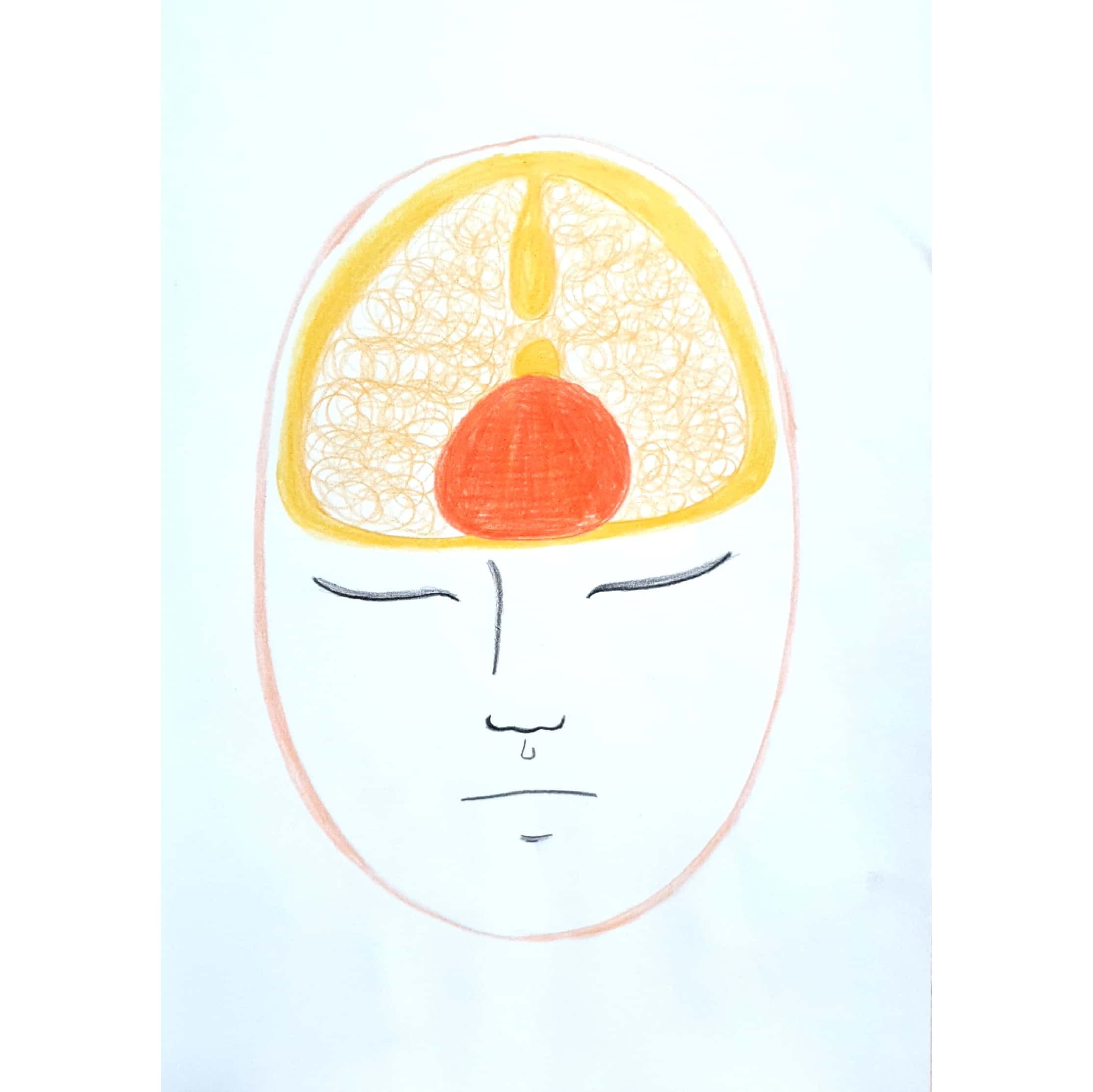  Sleep 수면 / 일러스트레이션 그림 드로잉 / 인물화 그리기