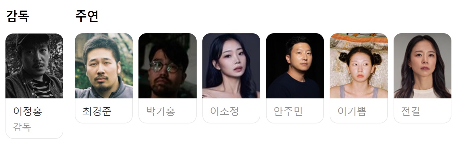 영화 괴인 출연진