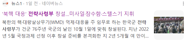 전략사령부 창설