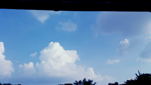여름 하늘 이미지