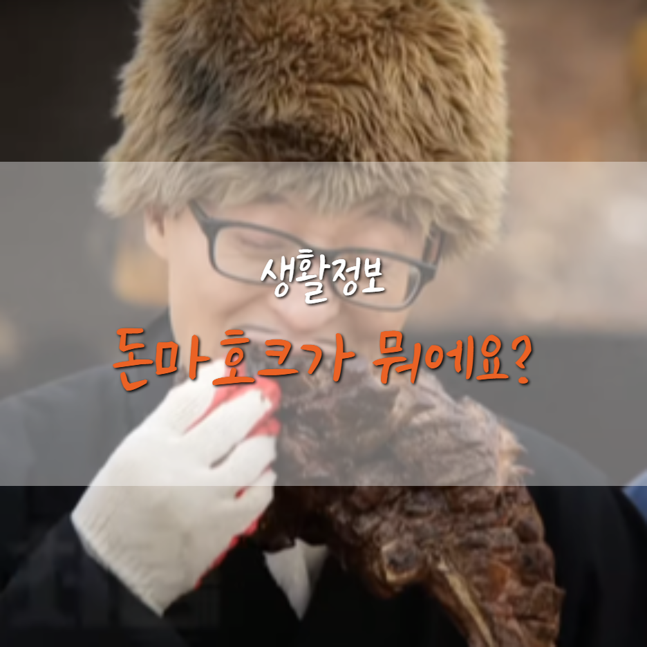  돈마호크? 토마호크 스테이크의 오타일까?