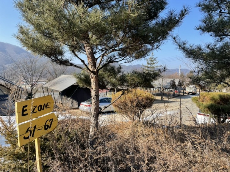 10도 혹한기 동계 캠핑, 사이트 정보 포천 캠핑플래닛 B30번, 난로 대여, 영하 16