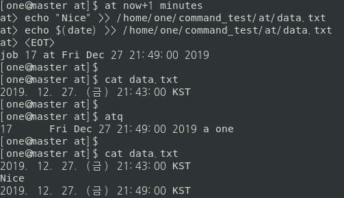  리눅스(Linux)에서 일회성 명령어 실행 예약하는 방법(at 명령어)