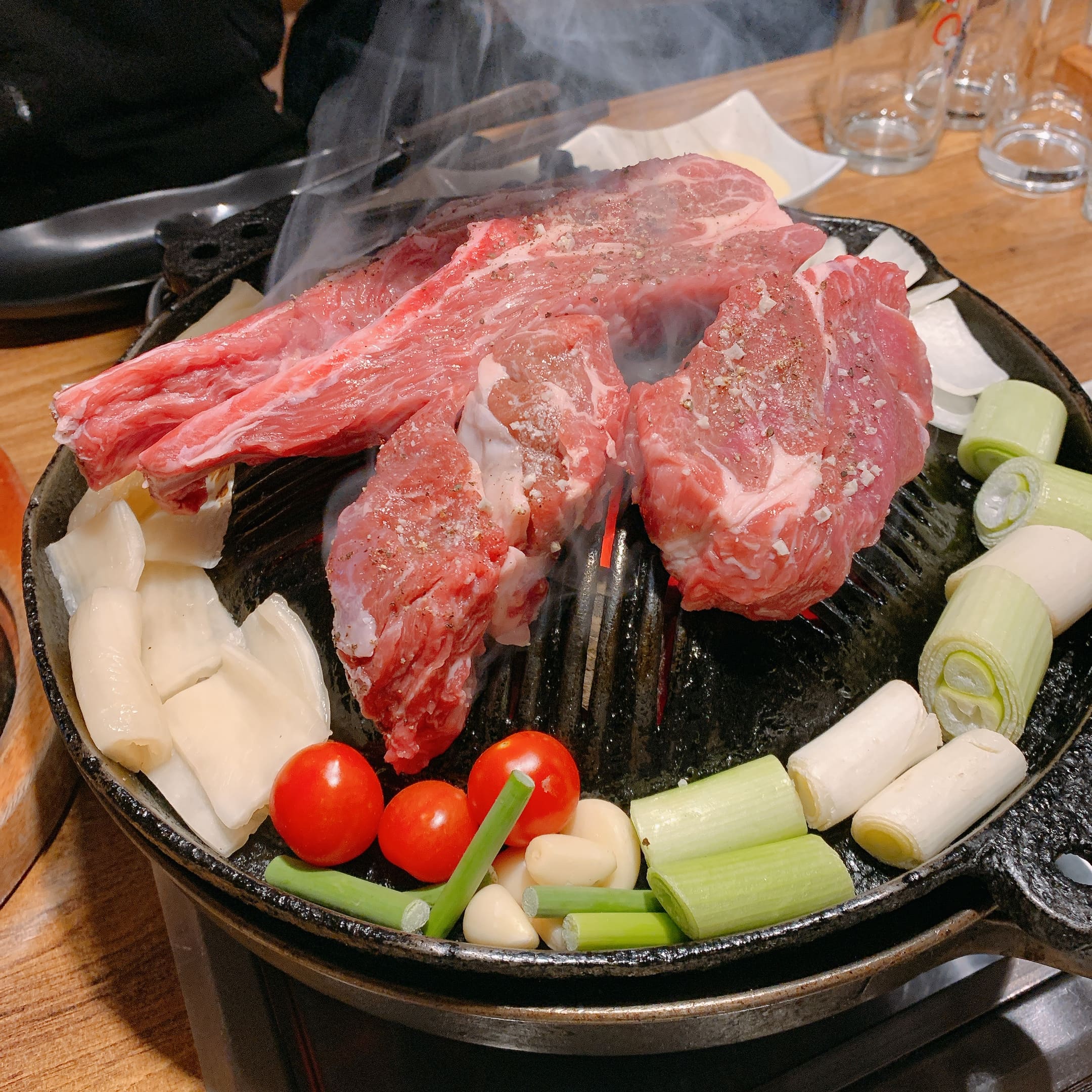징기스 양고기 숯불 화로구이