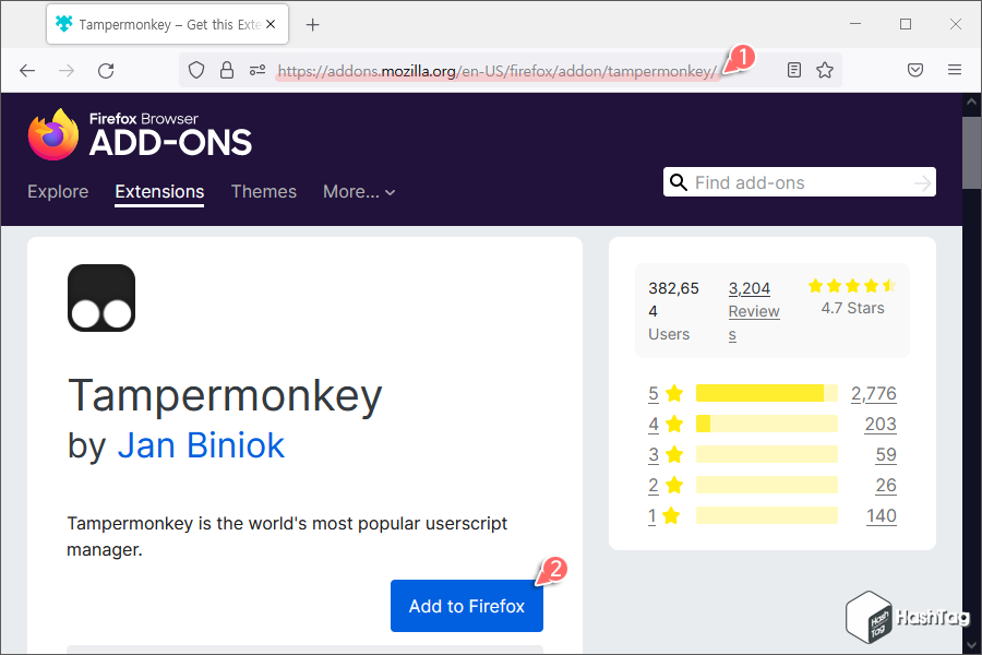 Tampermonkey add to Firefox