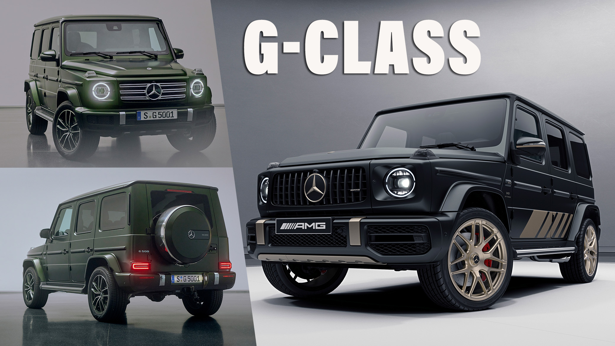 메르세데스-벤츠 G500 파이널 에디션(G500 Final Edition)과 메르세데스-AMG G63 그랜드 에디션(AMG G63 Grand Edition)