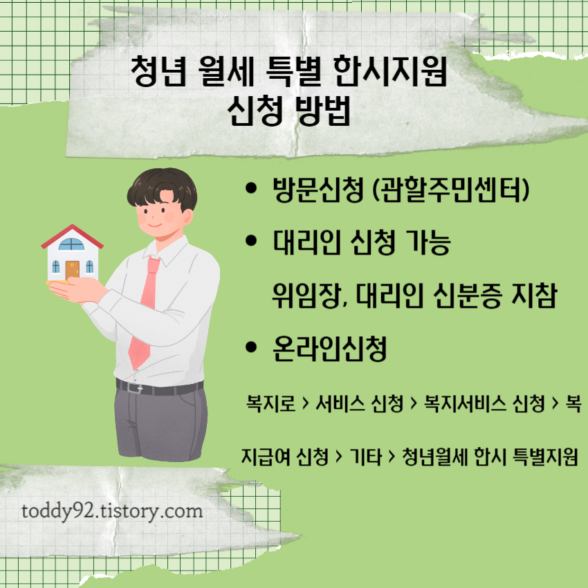 청년 월세 신청 방법