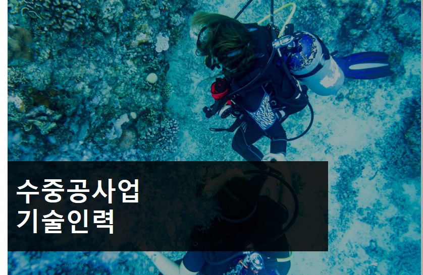 수중공사업