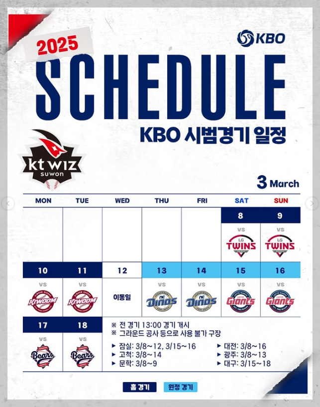 2025 KBO 프로야구