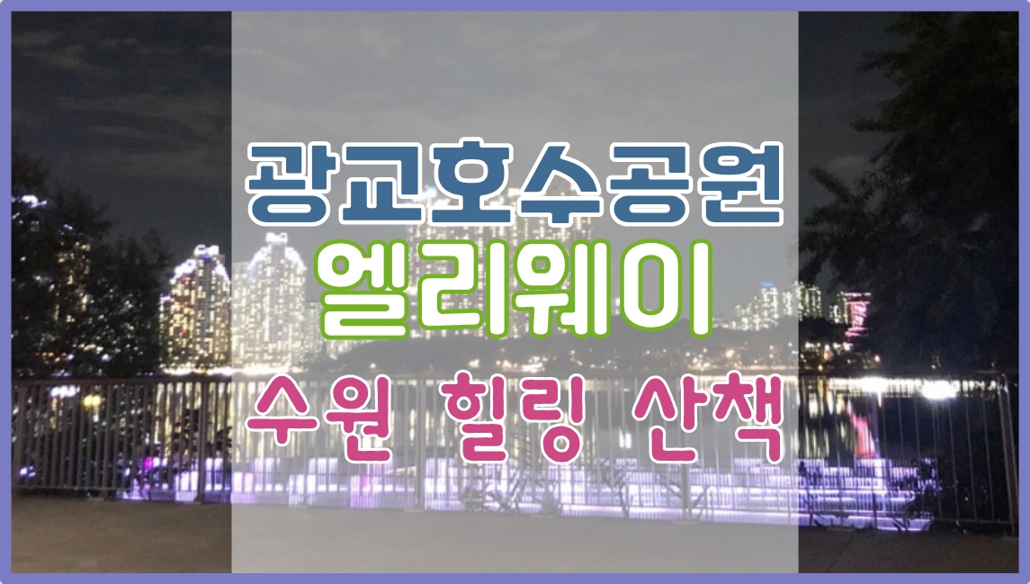  광교 호수 공원 엘리웨이 - 수원 힐링 산책