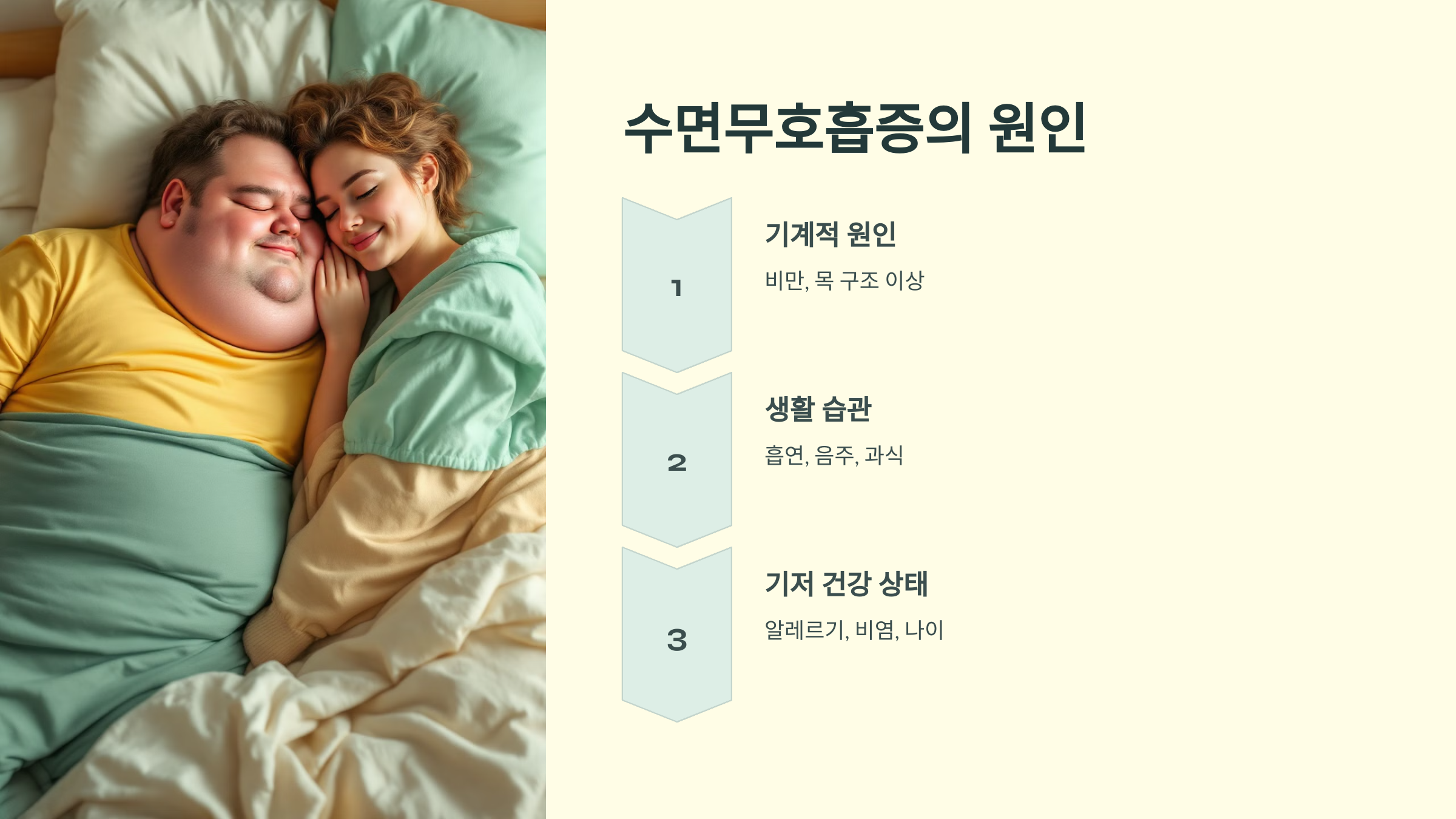 수면무호흡증의 원인