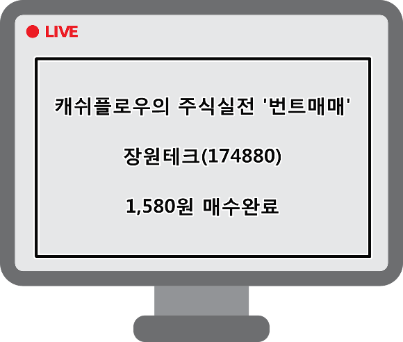  매수완료)장원테크(174880) 매수 완료