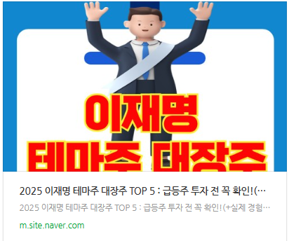 [이재명 공약 총정리] 민생지원금 신청부터 GTX·부동산 정책·관련주까지 한눈에 확인!