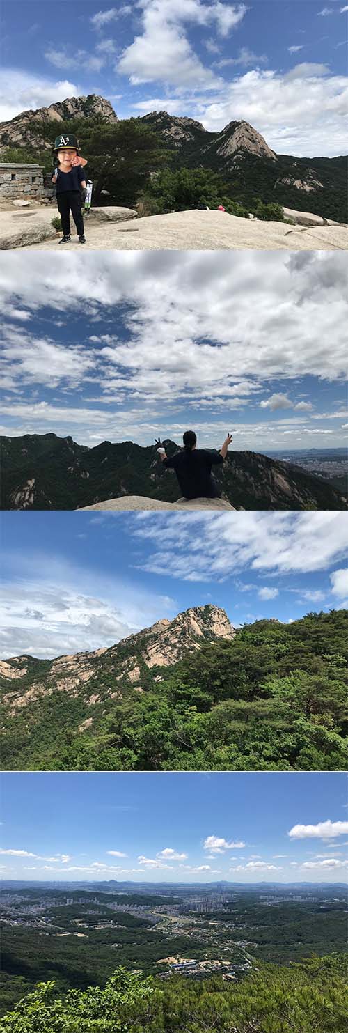  오전 비온뒤 맑게 갠 북한산 원효봉 등산기(2022.6.6)