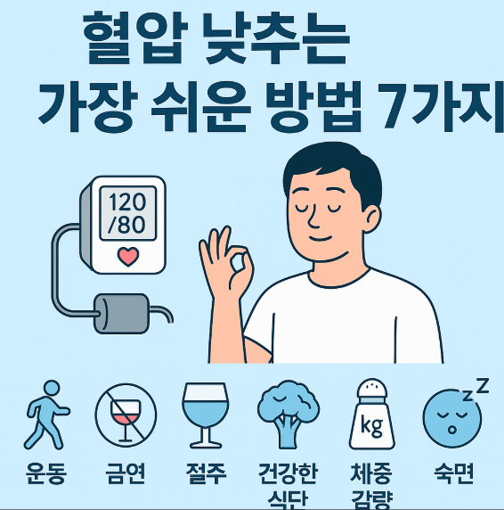 혈압 낮추는 가장 쉬운 방법 7가지 관련 사진