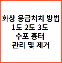 화상-응급처치-방법-1도-2도-3도-수포-흉터-관리-및-제거-썸네일