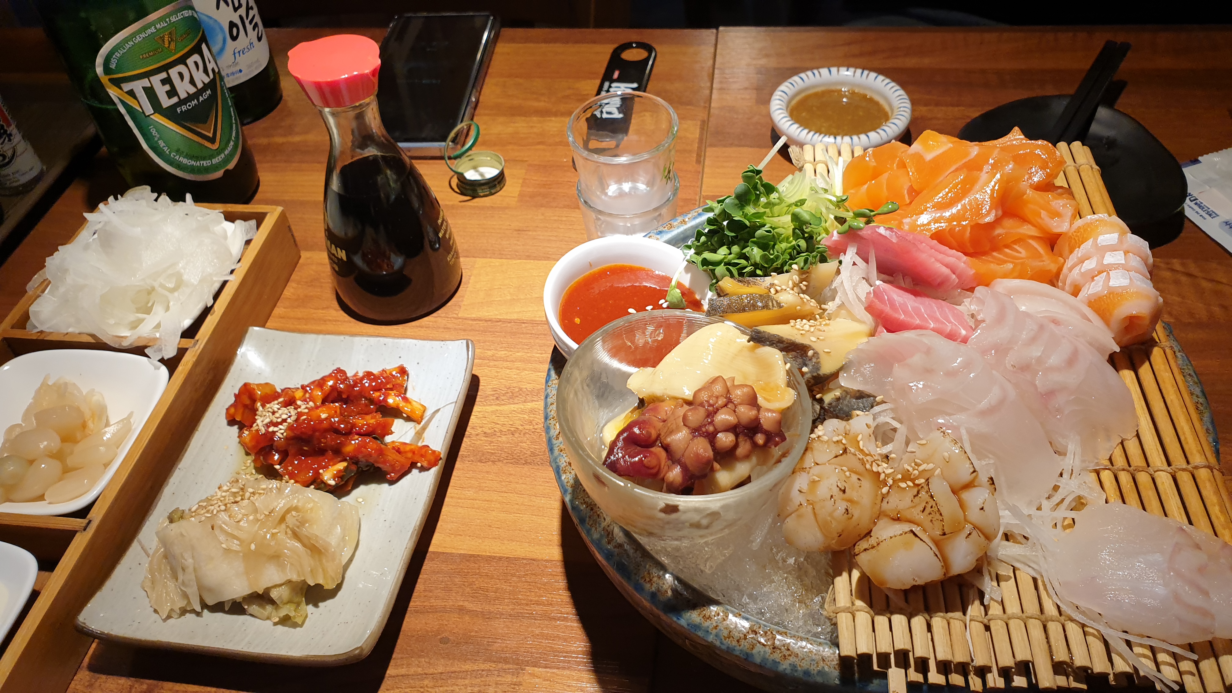  [중랑구 신내동 맛집] 신내동 수메시아에서 먹기좋은 이자카야 가성비 세트메뉴 회와  튀김, 조개탕 맛집