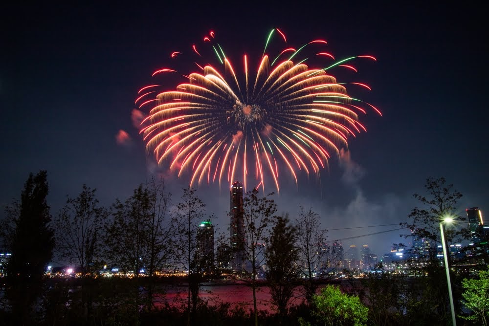 불꽃놀이 촬영법과 서울세계불꽃축제 경험담