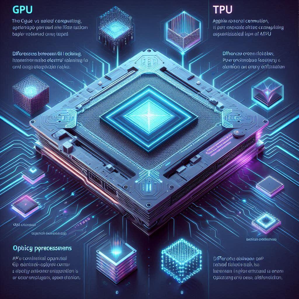 AI 연산 광학 프로세서 컴퓨팅 기존 기술 GPU&amp;#44; TPU 비교