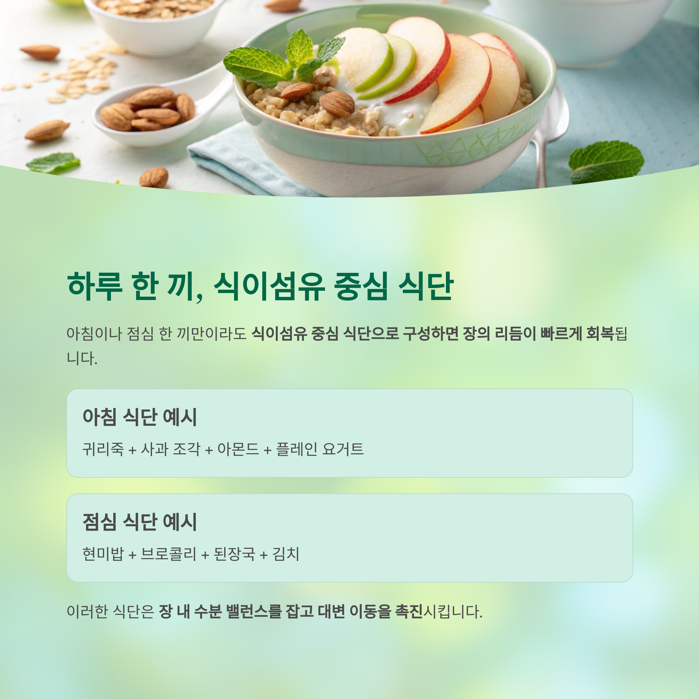 변비 탈출! 식이섬유 풍부 식품으로 장 건강 완전 회복하는 법 - 변비 해결에 효과적인 식이섬유 식품은 무엇인가요? - 하루 한 끼, 식이섬유 중심 식단으로 바꿔보세요 변비 탈출! 식이섬유 풍부 식품으로 장 건강 완전 회복하는 법 - 변비 해결에 효과적인 식이섬유 식품은 무엇인가요? - 하루 한 끼, 식이섬유 중심 식단으로 바꿔보세요