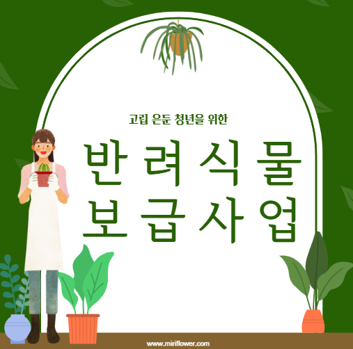  <서울시> 고립청년, 은둔청년을 위한 반려식물 사업 신청